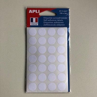 Apli mapje permanent rond 15 mm 196 stuk