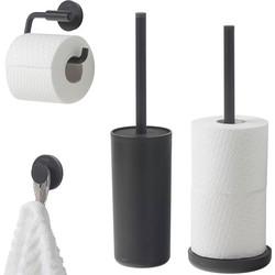 Tiger Urban toilet accessoires 4-delig vrijstaand zwart