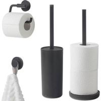 Tiger Urban toilet accessoires 4-delig vrijstaand zwart - thumbnail