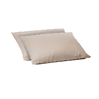 Zelesta Zelesta Wonderbed Kussensloop Set van 2 60x70 - Natural Taupe - thumbnail