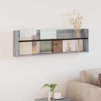 Tijdschrift Rek Grijs Sonoma 100 x 12 x 30 cm Bewerkt hout - thumbnail