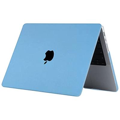 Lunso MacBook Pro 16 inch M1/M2 (2021-2023) cover hoes - case - Sand Light Blue