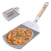 MasterPRO Pizzaschep RVS, Hout - thumbnail