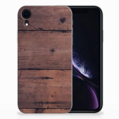 Apple iPhone Xr | Bumper Hoesje | Old Wood