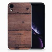 Apple iPhone Xr | Bumper Hoesje | Old Wood - thumbnail