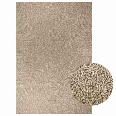 VidaXL Vloerkleed zizur beige binnen en buiten 200x290 cm jute look VidaXL Vloerkleed zizur beige binnen en buiten 200x290 cm jute look