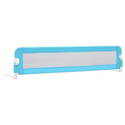 VidaXL Bedhekje peuter 180x42 cm polyester blauw