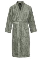 Kimono badstof katoen - olijfgroen-l/xl - thumbnail