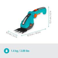 GARDENA Accu Gras- & Buxusschaar ComfortCut Li grasschaar - thumbnail