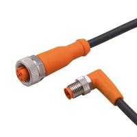 ifm Electronic EVC378 Verbindingskabel Aantal polen (sensoren): 4, 5 Stekker, haaks, Bus, recht 0.3 m 1 stuk(s) - thumbnail