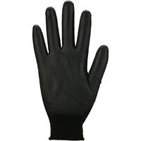 Asatex Handschoen | maat 9 zwart | EN 388 PSA-categorie II | nylon met polyurethaan | 12 paar - 3702/9 - 3702/9 - thumbnail
