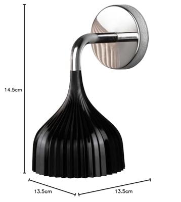 Kartell E Wandlamp - Zwart Kartell E Wandlamp - Zwart