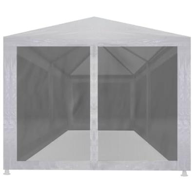 Partytent met 6 mesh zijwanden 6x3 m - thumbnail