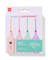 HEMA Accentueerstiften pastelkleuren - 4 stuks - thumbnail