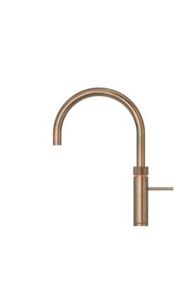 Quooker Fusion Round Messing Patina Kraan Quooker Fusion Round Messing Patina Kraan