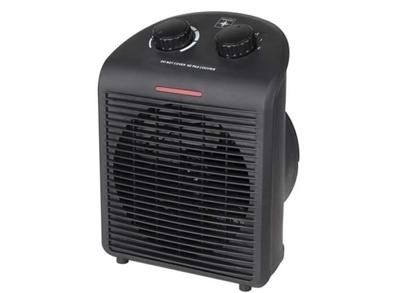 Ventilatorkachel 2000W zwart 2 standen