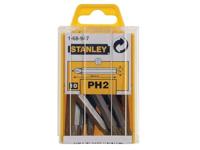 10 Lange PH2 bits 1/4 inch 50 mm Stanley 1-68-947 - thumbnail