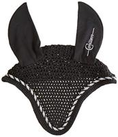 Vliegennetje met oren zwart - thumbnail