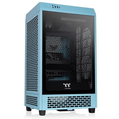 Thermaltake The Tower 200 Mini-tower PC-behuizing Turquoise 2 voorgeïnstalleerde ventilators, Zijvenster, Stoffilter Thermaltake The Tower 200 Mini-tower PC-behuizing Turquoise 2 voorgeïnstalleerde ventilators, Zijvenster, Stoffilter