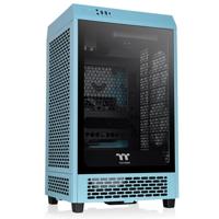 Thermaltake The Tower 200 Mini-tower PC-behuizing Turquoise 2 voorgeïnstalleerde ventilators, Zijvenster, Stoffilter - thumbnail