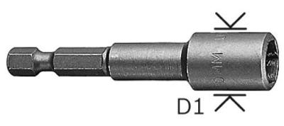 Bosch Accessoires Dopsleutels 65 x 7 mm, M 4 1st - 2608550041 Bosch Accessoires Dopsleutels 65 x 7 mm, M 4 1st - 2608550041