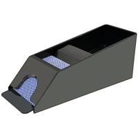 Poker/blackjack set met 600 chips aluminium - thumbnail