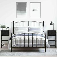 Nachtkastje met lade 2 pcs Zwart Eiken 33,5 x 36 x 70 cm - thumbnail