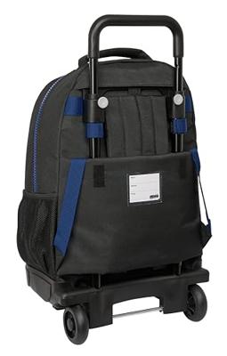 Schoolrugzak met Wielen Naruto Ninja Blauw Zwart 33 x 45 x 22 cm