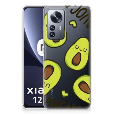 Xiaomi 12 Pro Telefoonhoesje met Naam Avocado Singing Xiaomi 12 Pro Telefoonhoesje met Naam Avocado Singing
