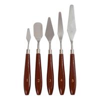 Creativ Company Paletmessen set, l: 17-23 cm, b: 1,5-2,5 cm, 5 stuk/ 1 doos - thumbnail