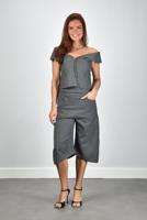 Ganni broek A1110017 phantom - thumbnail