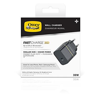 Otterbox EU Wall Charger 30W GaN USB-oplader 30 W 1x USB-C Zwart Binnen Otterbox EU Wall Charger 30W GaN USB-oplader 30 W 1x USB-C Zwart Binnen