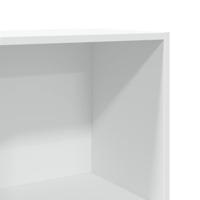 Boekenkast 40x30x189 cm bewerkt hout wit - thumbnail