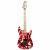 EVH Striped Serie elektrische gitaar rood-wit-zwart