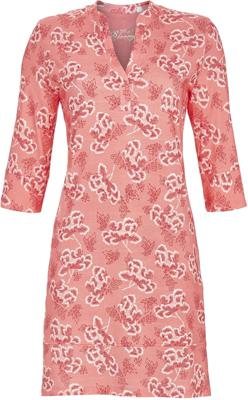 Gebloemd Ringella nachthemd rood
