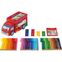 Faber Castell FC-155533 Viltstiften Connector 33 Stuks Met 10 Clips In Vrachtwagen - thumbnail