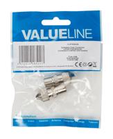 Valueline vlsp40902m ongesoldeerde coax connectoren coax mannelijk metaal - thumbnail