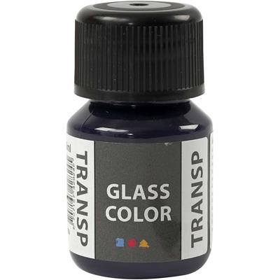 Creativ Company Glass color transparent, marineblauw, 30 ml/ 1 fles