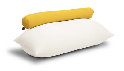 Terapy Toby rugleuning zitzak - Donkergeel | 160cm x 25cm x 25cm