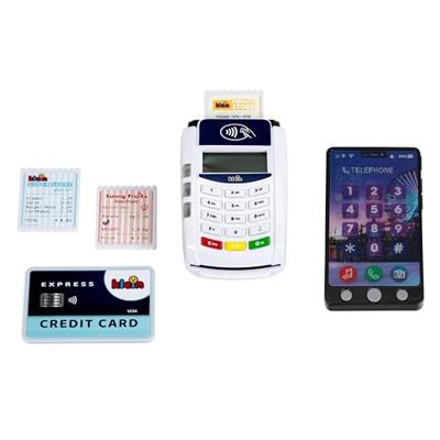 Theo klein 7274 POS terminal en kinderen mobiele telefoon smartphone met licht, geluid en contactloze betaalfunctie speelgoed voor kinderen vanaf 3 jaar