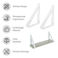 Gorillz Wagon 38 Industriële Plankendragers - 2 Stuks - Wit - thumbnail