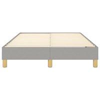 Boxspringframe stof lichtgrijs 120x200 cm - thumbnail