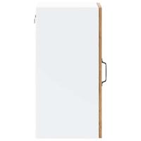 Keukenbovenkast met glazen deur Lucca oud houtkleurig - thumbnail