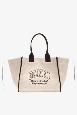 Ganni shopper B2110033 egret