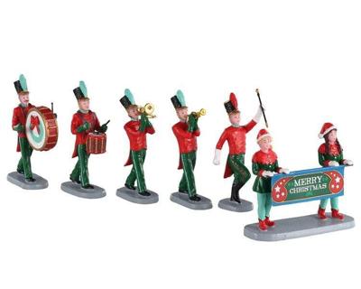 Christmas on parade set of 6 kerstfiguur LEMAX - Lemax