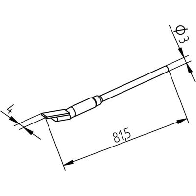 Ersa Desoldeerpunt Grootte soldeerpunt 4 mm Inhoud: 2 stuk(s)