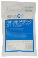 Heka Snelverband nr. 2 met hechtpleister 6 x 8 cm 1 Stuks - thumbnail