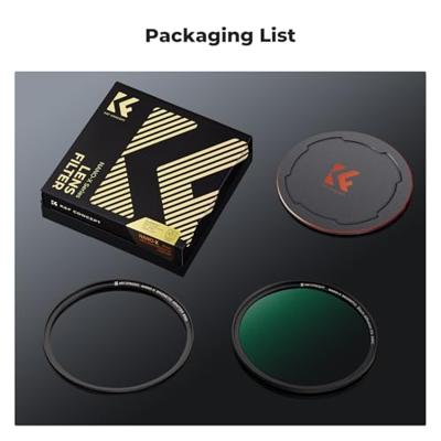 K&F Concept magnetische 1/4 black mist filter Nano X 52mm met waterafstotende coating