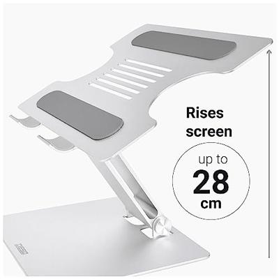 Desq laptopstandaard voor laptops tot 15,6 inch, zilver Desq laptopstandaard voor laptops tot 15,6 inch, zilver