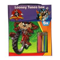 Boek Specials Nederland BV Looney tunes kleurboekenbox met kleurpotloden - thumbnail